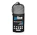 J2 Line A Set of 2 Compact Quick Dry Antibacterial Fitness Towels - Handy Micronet Sport & Travel Microfiber Towels Perfect for Gym, Yoga, Camping and Beach - Guarantee Included