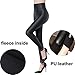 FOMANSH Women’s Faux Leather Leggings High Waisted Sexy Stretchy Black Legging Pants Tights …