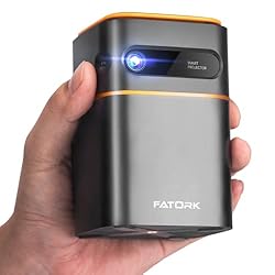 FATORK Mini Projector - 5G WiFi 6 Bluetooth Short