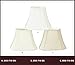 Royal Designs Rectangle Cut Corner Lamp Shade - White - (7 x 9) x (10.25 x 16) x 12.25