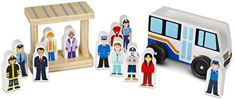 melissa and doug wooden bus
