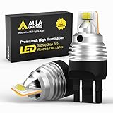 Alla Lighting T20 7440 7443 LED Bulbs, Amber Yellow