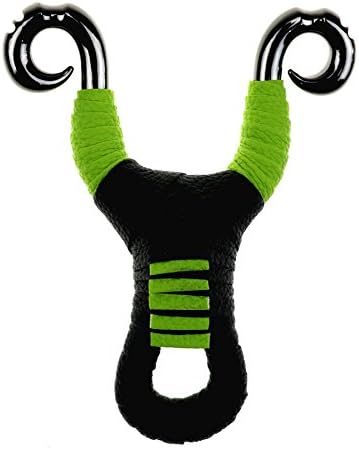 Cimostar High Qulity Outdoor Slingshot,Ergonomic Pistol Grip,Professional Hunting Slingshot with Heavy-Duty Rubber Band (Black&amp;Green)