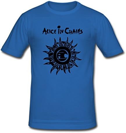 HJGBEDS Rock Band Alice In Chains Sun Darts Logo Boy Mens Tshirt Large Blue