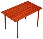 Table in a Bag LLW1527 Small Low Wood Portable Table in a Bag, Brown