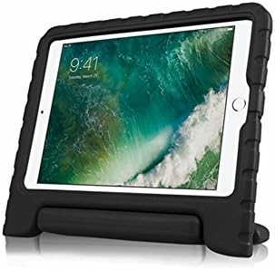 iPad 9.7 Inch 2017 / iPad Air 2 / iPad Air Case - Light Weight Kids Shockproof Case Super Protection Cover Handle Stand Case for Apple New iPad 9.7" 2017 Model (Black)