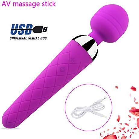 DEEPLOVE-Wireless Wand - Waterproof Rechargeable for Body - Back Neck Sport Massage - Multi Speed 8-10 Magic Therapeutic Vibrating Patterns - Quiet Cordless