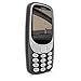 kwmobile Crystal Case Compatible with Nokia 3310 3G 2017 / 4G 2018 - Soft Flexible TPU Silicone Protective Cover - Black/Transparent
