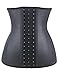 Steel Boned Corset,Waist Training Corset,Black 5,Large,Black 5,Large