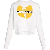 Wu-Tang Clan Women's Distressed Logo Cropped Longsleeve Shirt
