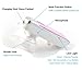GLCON G-06 Bluetooth Headset for Apple iphone 5S/5C/5,iphone 4/4s,ipad 7/nano,ipod,samsung I9100,I9300,I9500,S3,S4,galaxy 3,Galaxy 4,note 2,note 3,LG,Nokia,palm,blackberry and HTC - Pink