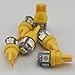 30-Pack 194 Amber LED Light 12V, AMAZENAR Car Interior and Exterior T10 5-SMD 5050 Chips Replacement For W5W 168 2825 Map- Dome- Courtesy- License Plate- Dashboard Side Marker Light