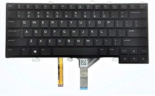 RTDpart Laptop Keyboard For DELL For Alienware 15 R3 P69F 0XJYDD XJYDD PK131Q71A01 V155625AS1 UI English US black with backlit new