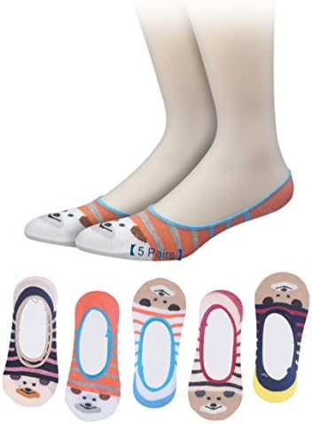 Ladies Graphic Socks Holiday (5-Pack) #FD9552 QQ412L10