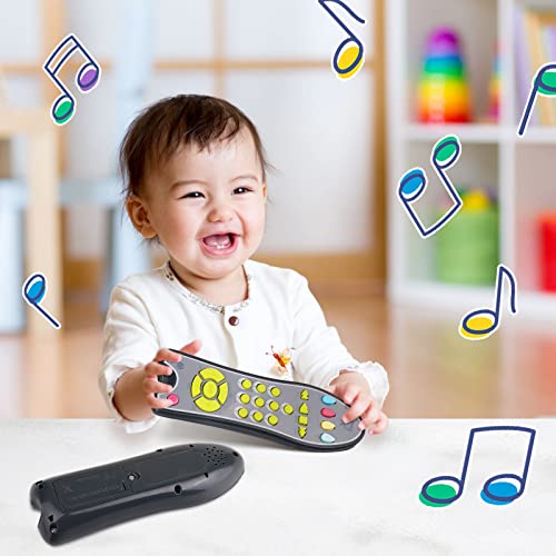 POYAMOC TV Remote Control Toy/Musical Play with Light and Sound/for 6