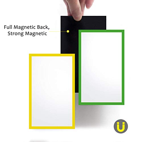 Dry Erase Labels UltraLarge 6x3.5Inch, 5Pcs Thick Blank Write