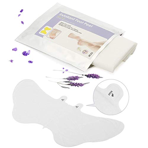 Foot Peel Mask, Y.F.M - 2 Pairs Foot Peeling Mask, Exfoliating Calluses and Dead Skin Remover,Repair Rough Heels, Get Soft Baby Foot,Lavender Scented,Completed in 2-7 days