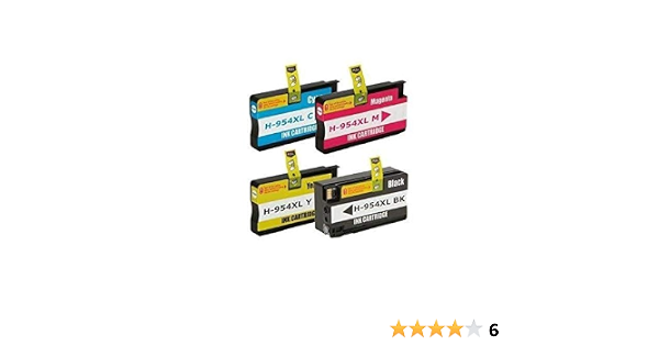 4 Pack Cartucho Tinta Generico HP 954XL Nuevo (Negro/Amarillo/Cyan/Magenta)  / PSA COMPUTO Y PAPELERIA : Amazon.com.mx: Oficina y papelería