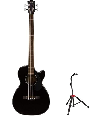 Amazon.com: Fender Acoustic Bass Guitar 4-String with Fishman Bass