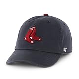 '47 Brand Boston Red Sox Clean Up Adjustable Hat - Unisex Navy|Navy-Blue