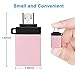 Micro USB to USB OTG Adapter 4Pack, Micro-USB B Male to USB A Female Connector with Keychain fit Android Samsung Galaxy S7 S6 Edge S5 Note 5 LG G4 Sony Nokia HTC or Tablets with ON The GO Function