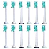 E-Cron Replacement Toothbrush heads Compatible With Electric Toothbrush Philips Sonicare ProResults,12 pcs (3x4)