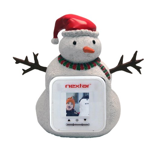 Nextar RPF-1503 1.5-Inch Digital Photo Frame Figurine (Snowman, White)