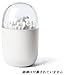 Unbekannt Qualy Cotton Buds Storage, Plastic, White, 70 x 70 x 114 mm