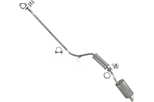 Exhaust Resonator Muffler System Kit Compatible for 2006-2011 Honda Civic 1.8L | Stainless Steel | Northeastern Exhaust | Includes Gaskets, Clamp, and Bolt kits | Automotive Replacement Part