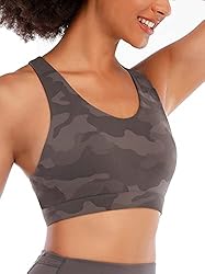 RUNNING GIRL Sports Bra for Women, Criss-Cross Back