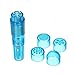 2Pc Pocket Rocket Mini Beauty Facial Massager Full Body Relax Toy 4 Heads Purple and Blue