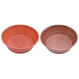 Kuber Industries 2 Piece Plastic Storage Basket Set (CTKTC1818)