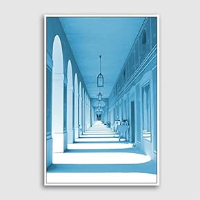 Framed Canvas Wall Art for Living Room, Bedroom Colorful Corridor Canvas Prints for Modern Home Decoration Ready to Hang - 16"x24" inches