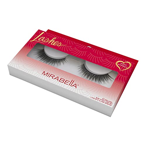 Mirabella Mink Effect Faux Lash Kit - False Eyelashes Set & Adhesive