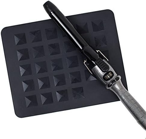 Silicone Heat Resistant Mat for Hair Tools - Flat Iron Holder - Curling Iron Holder - Flat Iron Mat - Hair Straightener Holder - Hair Tool Holder - Hot Tool Holder