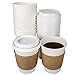 TashiBox 108 Pack12 oz To go Disposable Coffee Cups With Lids and Sleeves, Paper Hot Cup, Paper coffee cups
