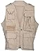 Humvee HMV-VS-BK- Cotton Safari Vest with Extra Pockets, Black