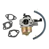 HURI Carburetor Carb Gasket fit for Honda HR194 HR214 HRA214 HR215 HR216 GXV140 GXV160 Lawnmower Motor Engine Replace 16100-ZE6-W01