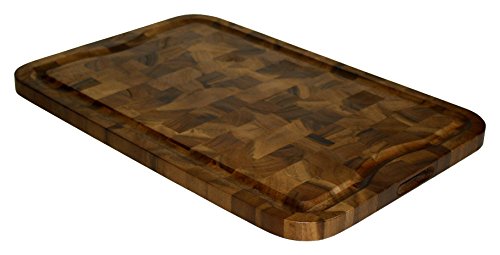 Mountain Woods 24 X 16 Professional End Grain Acacia Cutting Board W/Juice Groove
