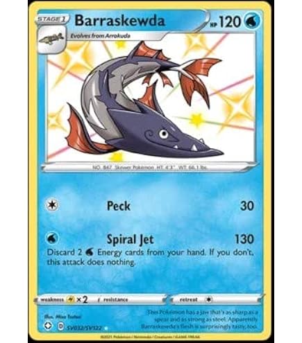 arrokuda pokemon card value Amazon.com: Pokemon - Arrokuda SV031/SV122 - Shining Fates - Shiny Vault