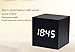 Zeekoo Wooden LED Digital Alarm Clock, Displays Time Date and Temperature, Cube USB/3AAA Battery Powered Sound Control Desk Alarm Clock for Kid, Home, Office, Daily Life, Heavy Sleepers … (Black-1)
