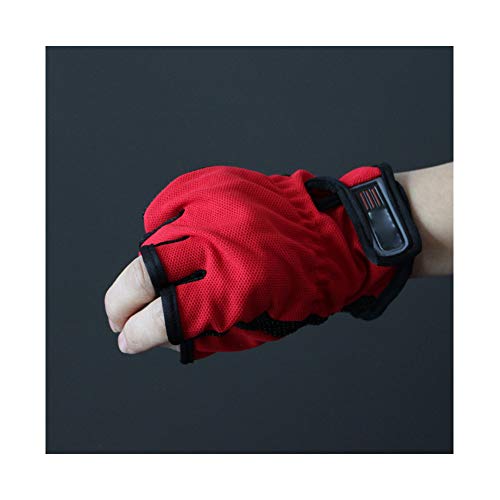 Fishing Gloves Fisherman Gloves with 3 Fingerless Non Slip Boating Breathable Sun Protection Fish Boating Gloves for Men Women Random Color 1 Pair