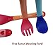 Baby Weaning Feeding Spoon Fork - 6 Pc Set - Heat-Sensing Safety Feeding Dispensing Spoons Utensils for Infant, Toddler - Non-Toxic, BPA Free & FDA Approved - Best For Eating, Weaning & Teething