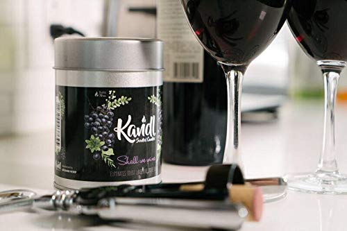 Kandl Shall We Wine Premium Scented Smoke Odor Neutralizing Eliminating Exterminator Candle – Soy Based – 13 oz