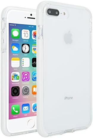 iphone 7 plus Case iphone 8 plus case it has extra TPE bumper with air cushion layer which can absorb impact resistant shock,this is a shockproof case a Clear case a protective case--white&amp;clear