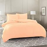Nestl Peach Soft Duvet Cover Set, 3 Piece Double