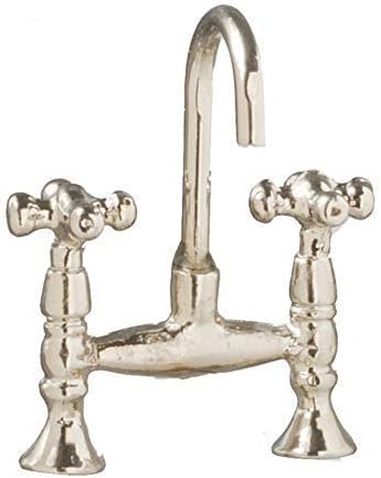 Amazon Com Melody Dollhouse Chrome Mixer Tap Faucet Old Fashioned