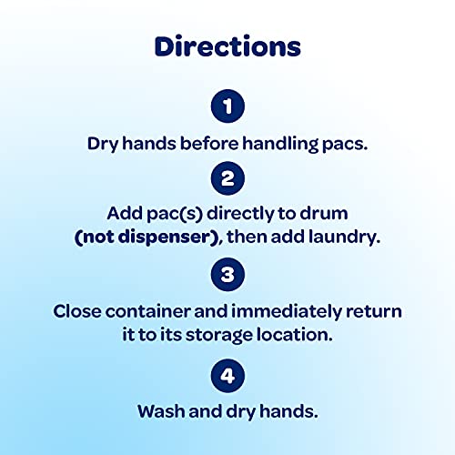 all Mighty Laundry Detergent Pacs, Free Clear for Sensitive Skin