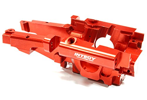Integy RC Model Hop-ups T3296RED Billet Machined Rear Bulkhead for 1/10 Traxxas E-Revo (-2017) & Revo 3.3