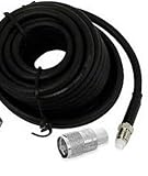 9 Ft Coax Cable for CB Amateur Ham 2 Way with Screw